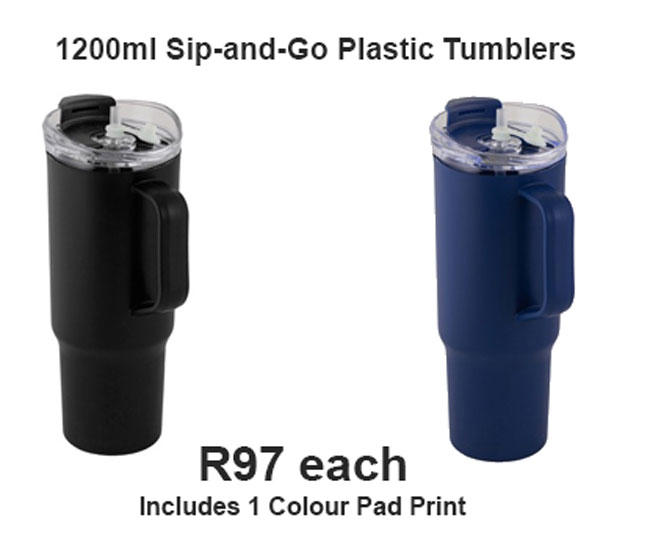 1200ml plastic tumblers