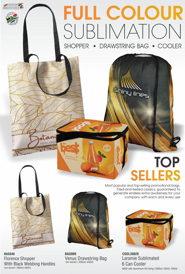 full colour sublimation items