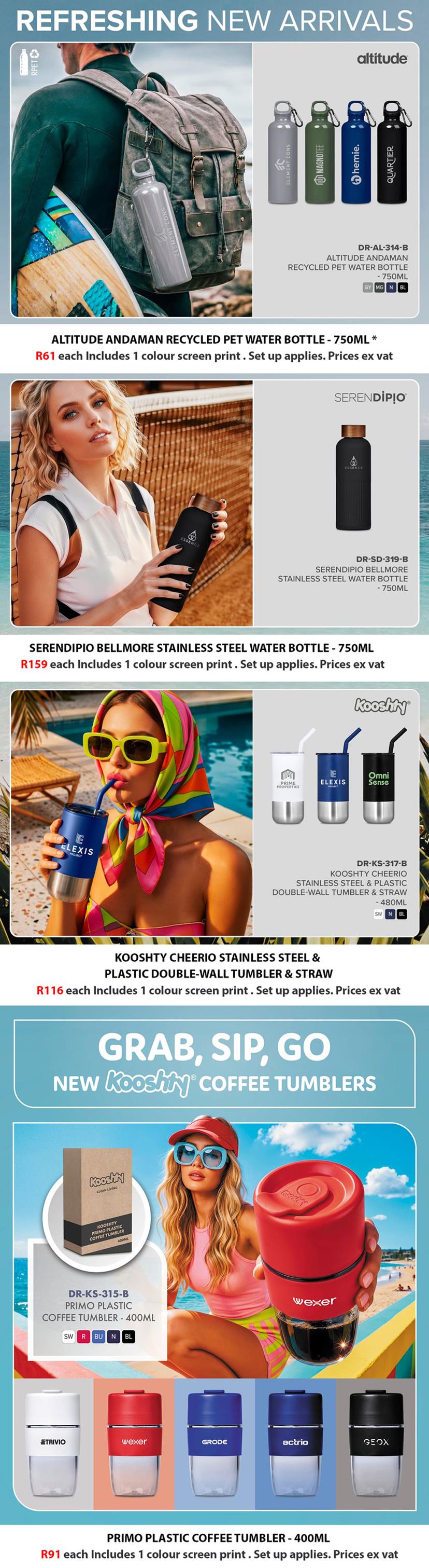 Refreshing Drinkware Collection