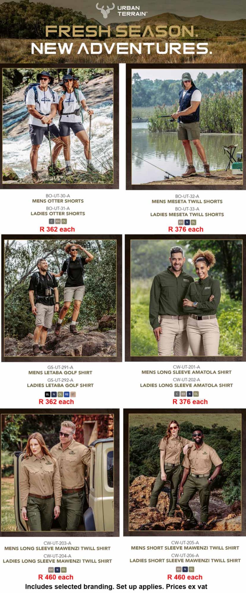 Urban Terrain Fresh Season Collection